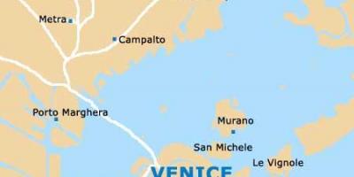 Airport Venice italy map