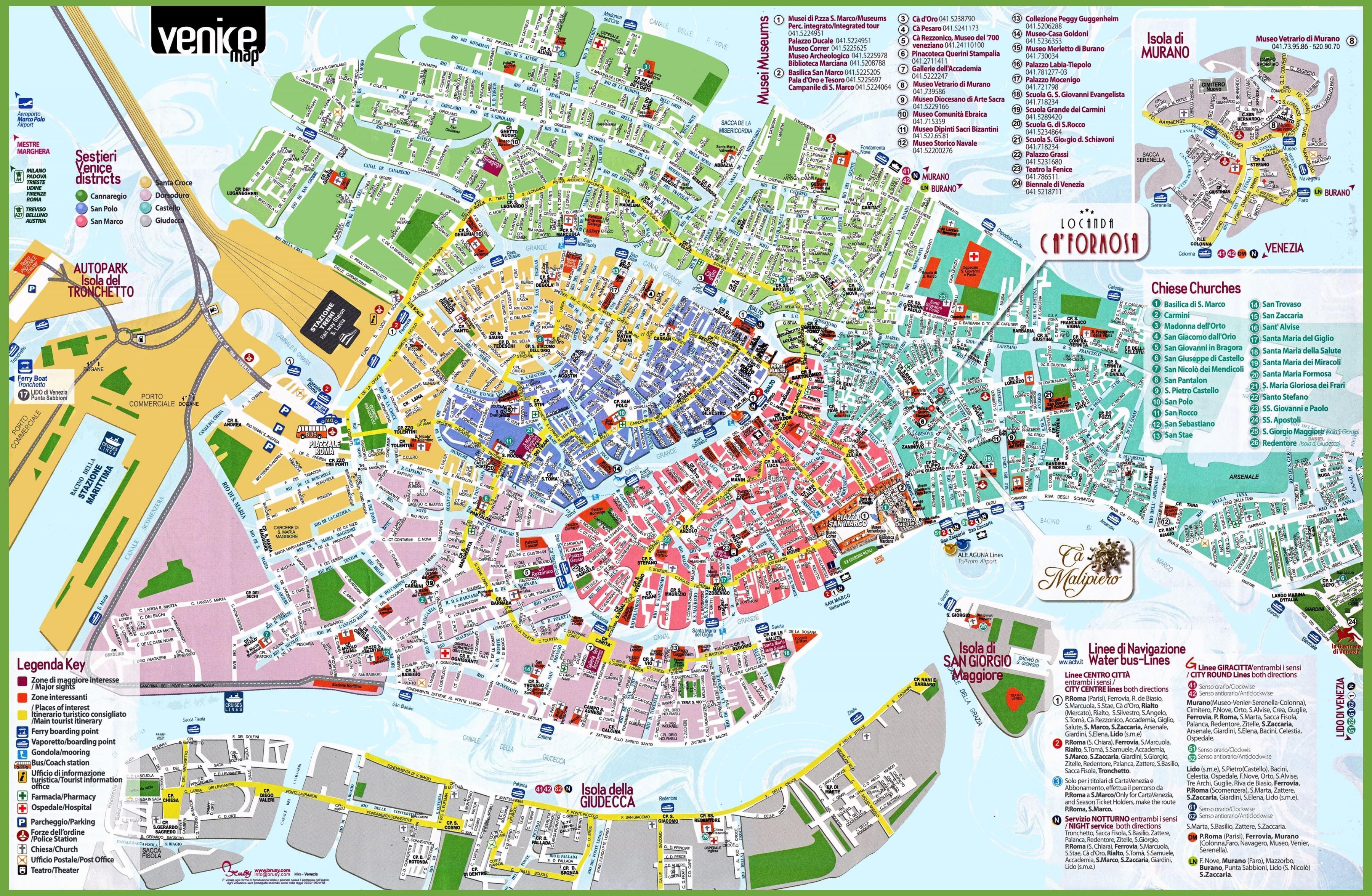 Venice Walking Map 