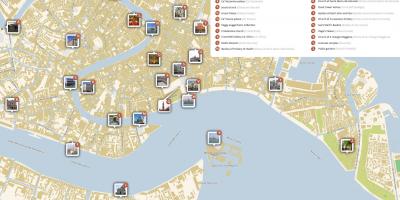 Venezia sightseeing map